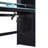 Full-Size Wood Bunk Bed with Height-Adjustable Desk, Ample Storage, and RGB Light for Gamers and Multitaskers-766560065