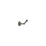 Deltana R2001-U19 Toilet Paper Holder, Single Post "L", R-Series in Paint Black