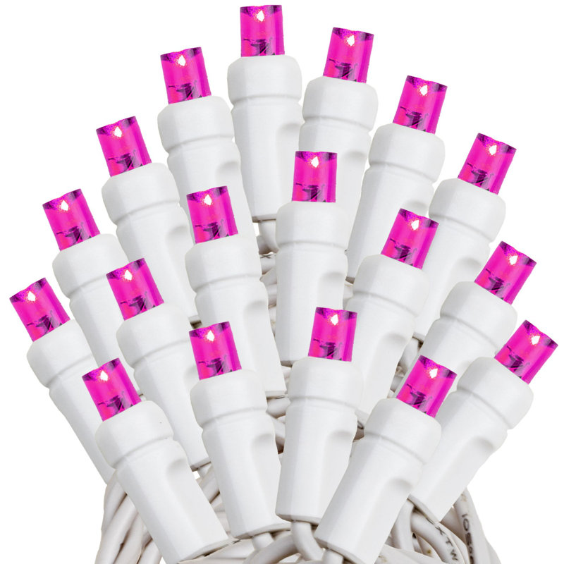 Guirlande lumineuse 50 lumières, Rose