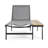 Christine Outdoor Chaise Lounge with Table
