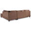 Canapé modulaire Malone (sans repose-pieds), chocolat-107438930