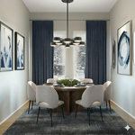 Hoogezand-Sappemeer 10 Light LED Chandelier With Black Shades
