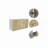 White and Light Oak Rectangle 2-Door Wall Cabinet