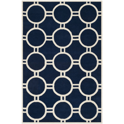 Carolene Hand Tufted Wool Geometric Rug
