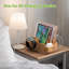 Station de recharge en bambou avec organisateur pour plusieurs appareils, incluant un support pour téléphone, tablette, montre intelligente et écouteurs, 5 câbles et un concentrateur de charge à 5 ports.-581953175