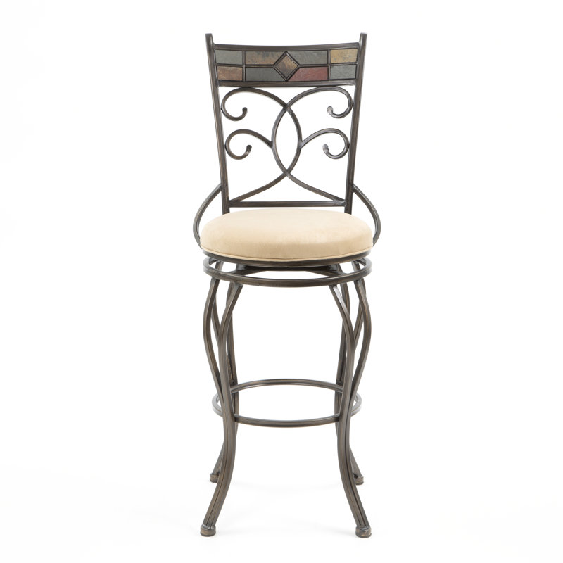 Tabouret de bar et de comptoir pivotant Almat, Tabouret de bar (assise de 30 po de hauteur)