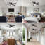 Ventilateur de plafond encastré 42 po / 52 po Jayceyon-1869347185-1852175517