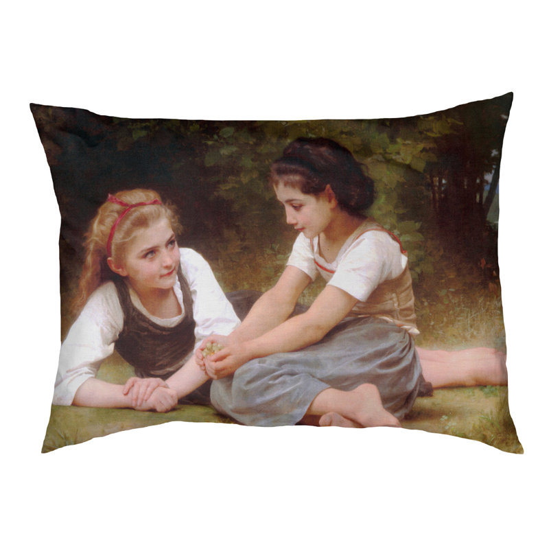 Oreiller/classique the ecrou gatherers dog Carle, Moyen (H 14 po x l 42,5 po x P 32,5 po)