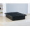Structure de lit plateforme en métal lourd 16 po de qualité supérieure avec supports en métal pour une durabilité maximale en noir