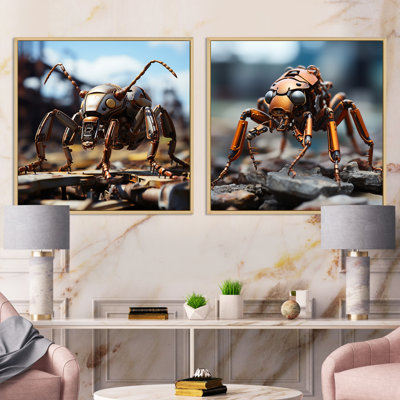 Ensemble de 2 fourmis industrielles Industrial Ant