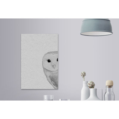 Owly Surprise - Drawing on Canvas