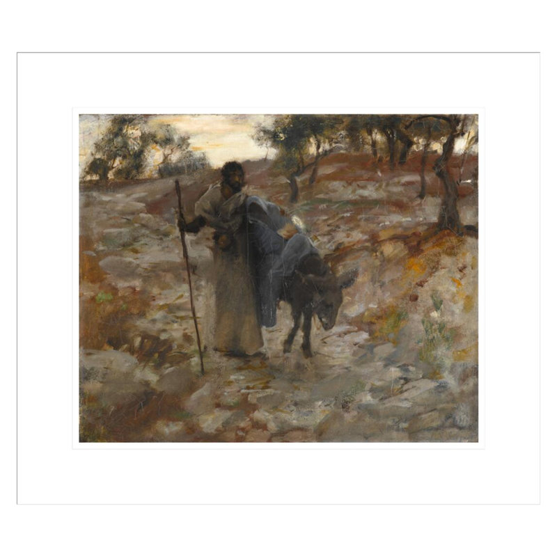 La fuite en Égypte par John Singer Sargent, impression giclée sur cadre, H 17,75 po x l 20,33 po
