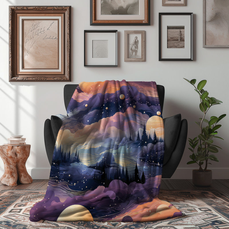 Couverture Celestial Renaissance, Lit simple