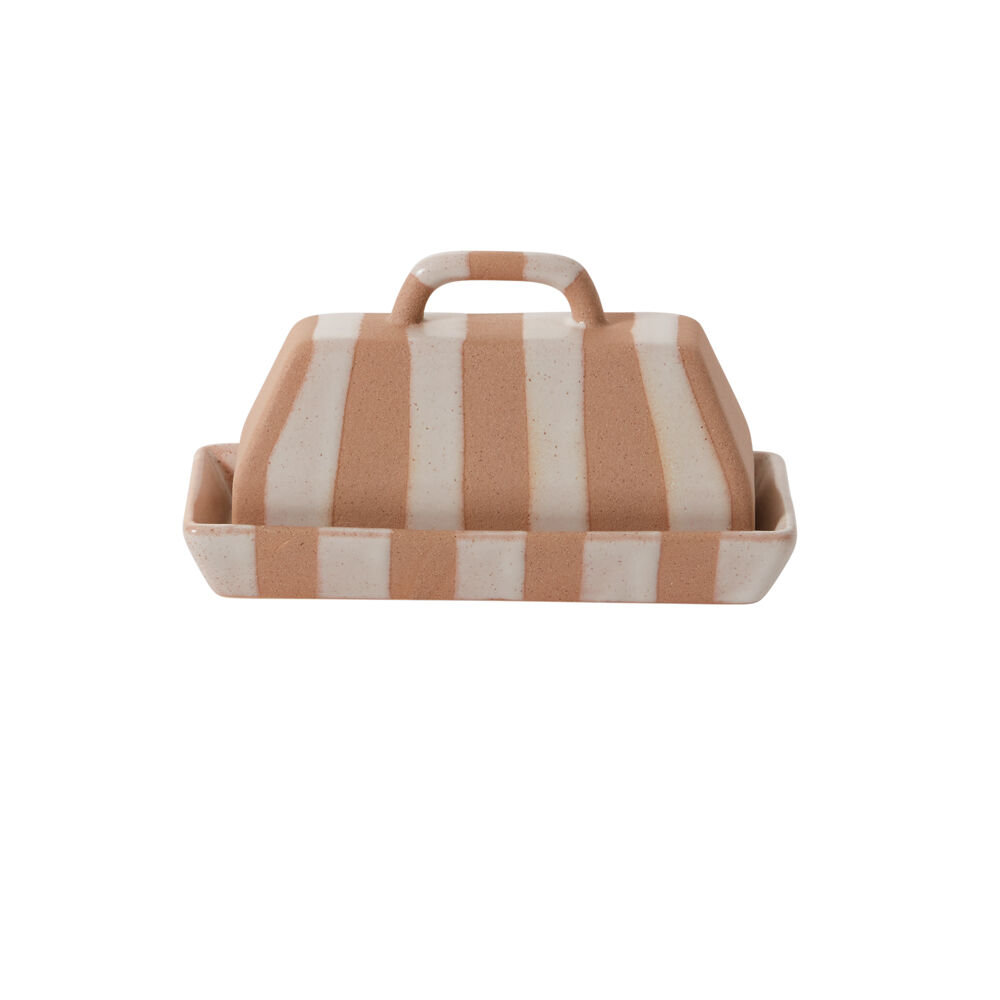 Jettie Rectangle Ceramic Butter Dish