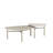 Ensemble de tables basses 3 pieds en bois massif Trevor