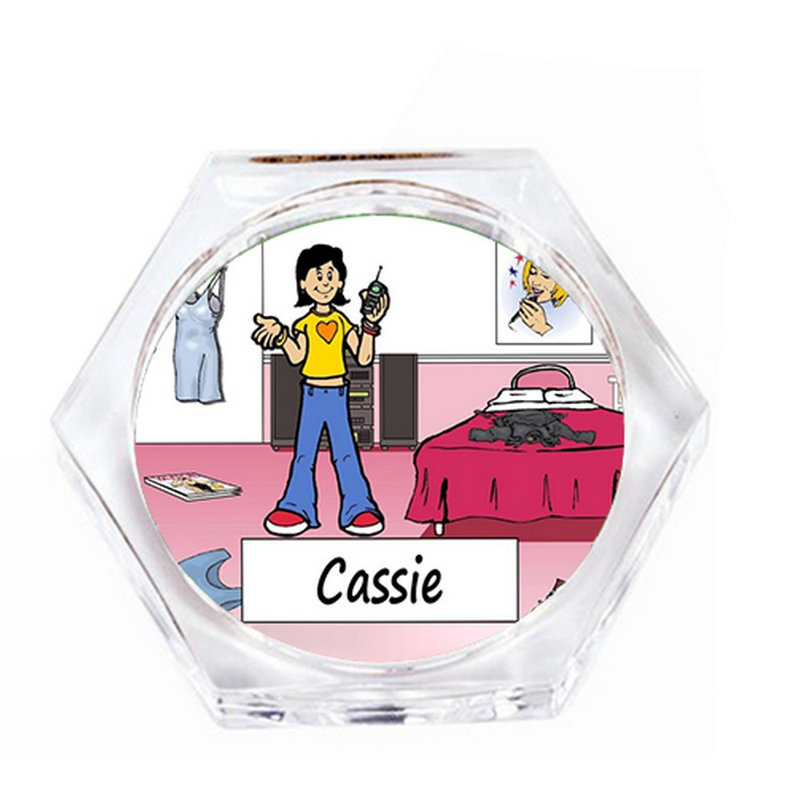 Ensemble de 4 sous-verres personnalisés, Oui
