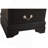 Elegant Black Nightstand With Storage-334735012