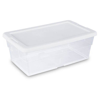 6 qt Plastic Storage Tote