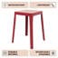 Tabouret carré en plastique empilable Dantoni-1144484270