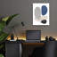  «Stone No. 3» par Brandon Wong, art mural en verre acrylique, 12 po x 16 po