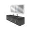 Ensemble de meuble-lavabo double mural 72 "avec miroir Nile-87466744-87466747-87466752