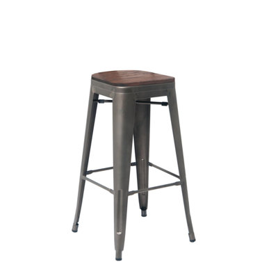 Solid Wood 30'' Bar Stool