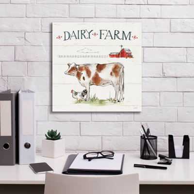'Down On The Farm 4' by Anne Tavoletti Canvas Wall Art