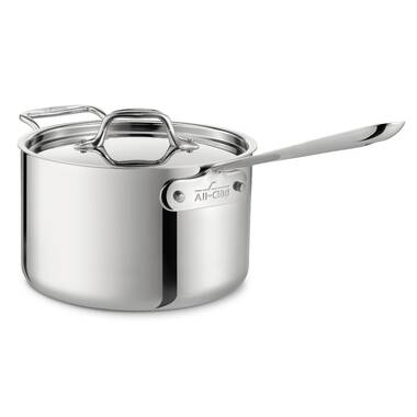 All-Clad D3™ Compact Stainless Steel Stock Pot with Lid & Reviews