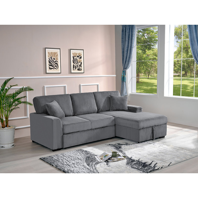Canapé modulaire rembourré 12 pièces Nocole, Right Hand Facing, Tissu taupe