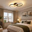 Darlyne Black LED Flush Mount