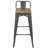 Christie Counter Stool with Metal Frame-430322204-430322207
