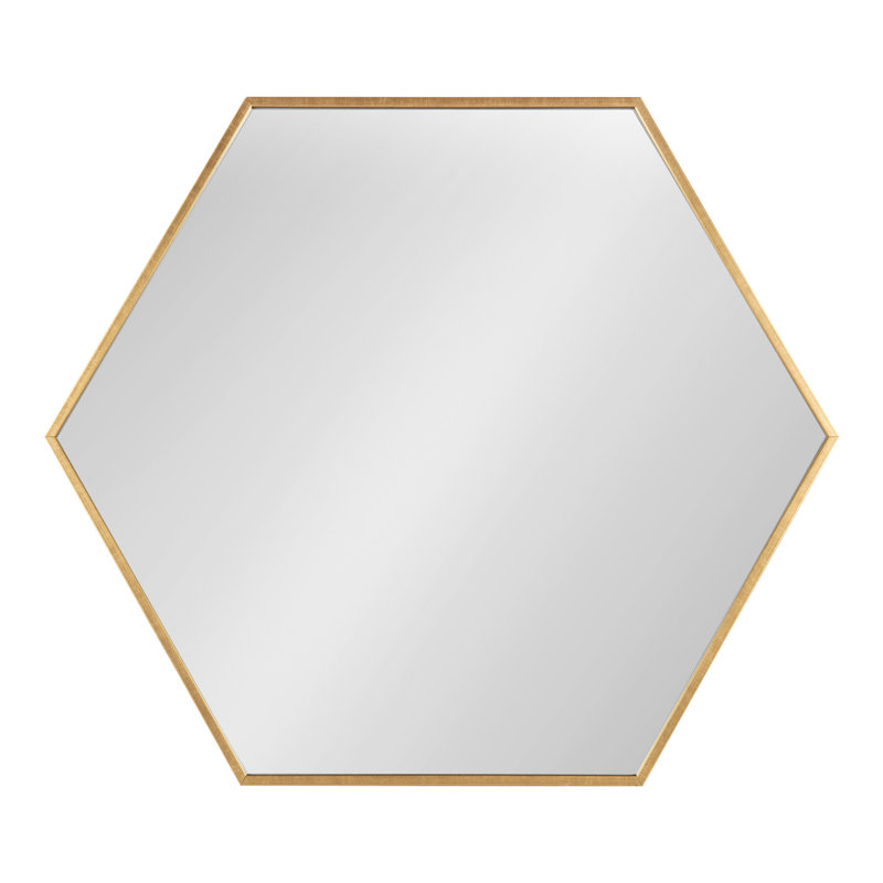 Miroir décoratif Logsdon, Doré, 25 po x 22 po