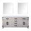Ensemble de miroirs de salle de bain double 72 po x P 22 po Laurel-82319116-82319119