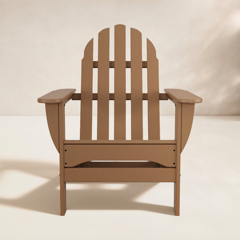 POLYWOOD Classic Adirondack Chair, Teak