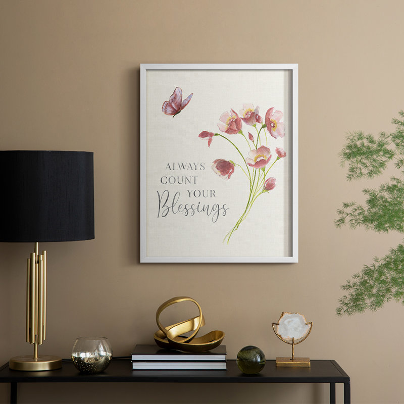 «Spring Botanical II», reproduction encadrée - bois massif, H 15 po x l 12 po, Blanc