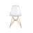 Eiffel Clear Chair With Gold Base