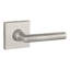 Tube Keyed Door Lever with Contemporary Square Rose-954922942-954922672-955852497