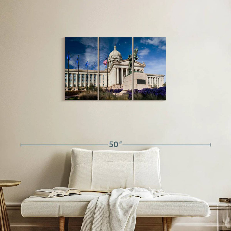 Rorry Oklahoma State Capitol, 20" H x 33" W