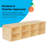 8 Compartment Manufactured Wood Cubby