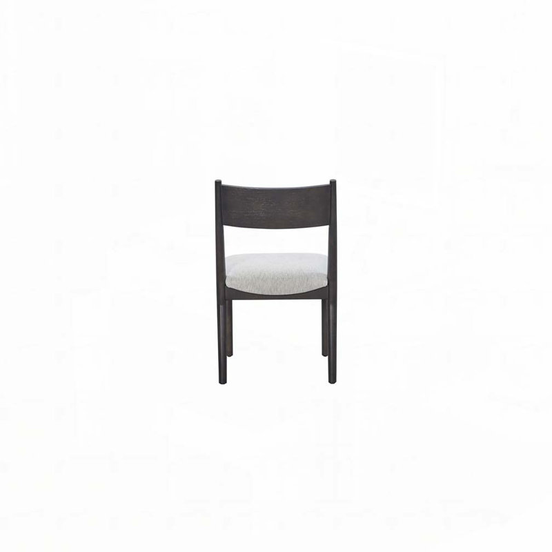 Chaises de salle à manger rembourrées, Noir
