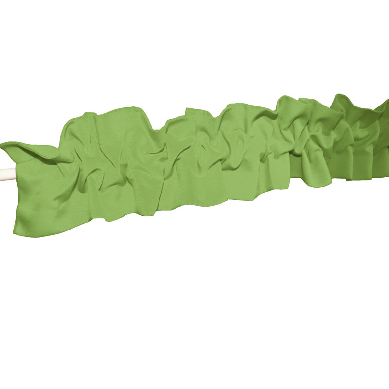 Window Valance, 144" W x 9" L, Tea Green