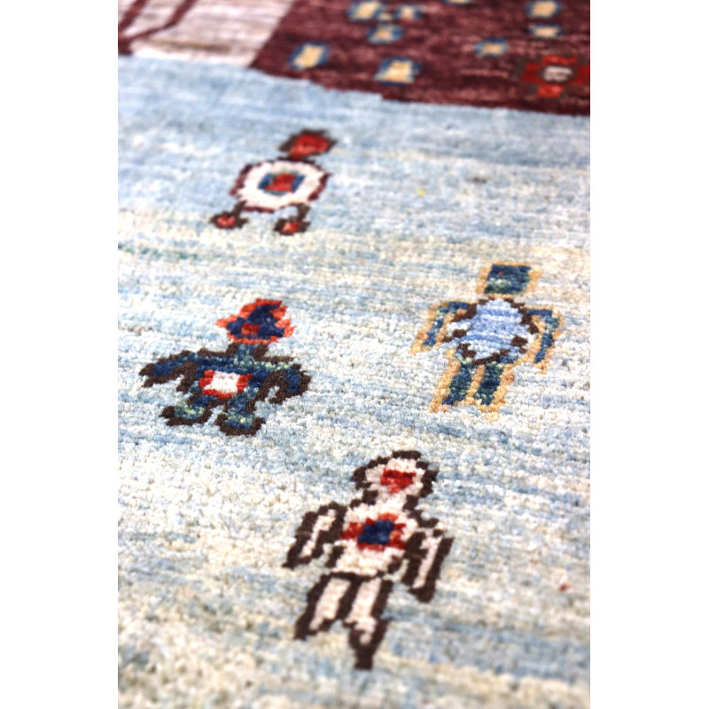 Gabbeh One-of-a-Kind 3'1" X 4'11" Area Rug