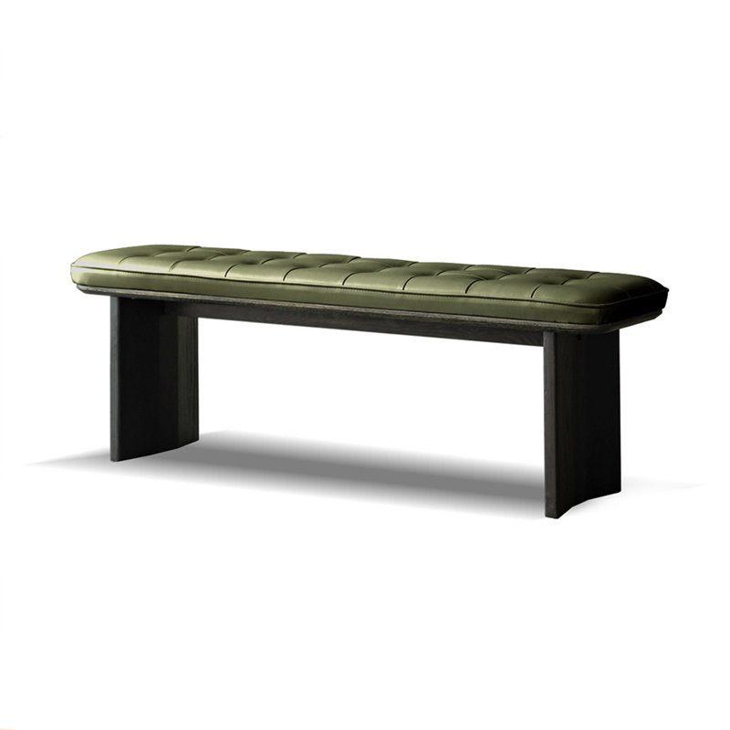 Banc rembourré vert, Green