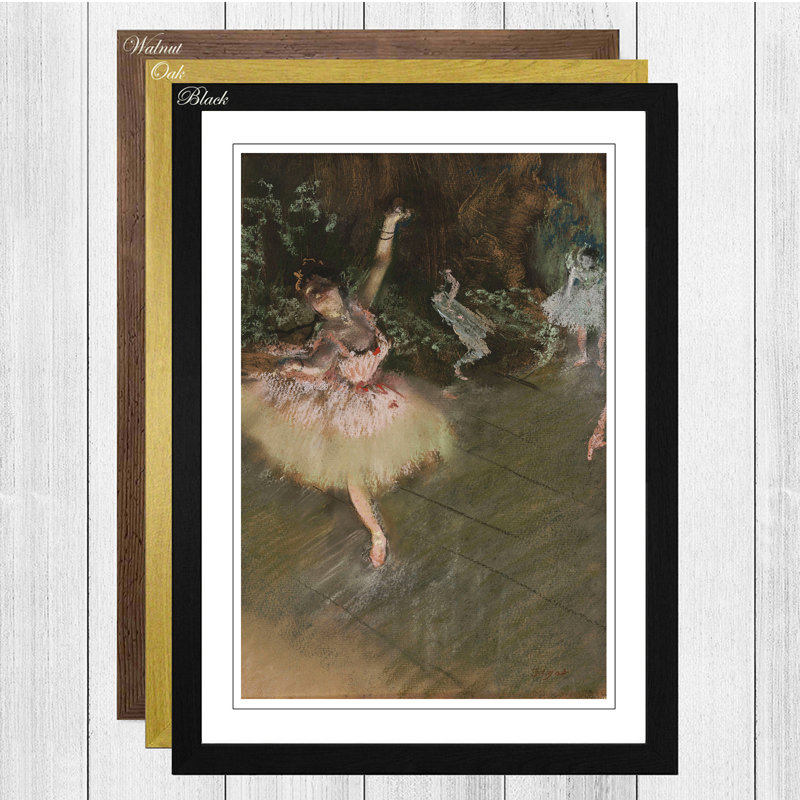 Edgar Degas - Single Picture Frame Painting, Oak