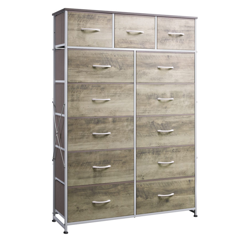 Commode 11 tiroirs xinyan, Grège
