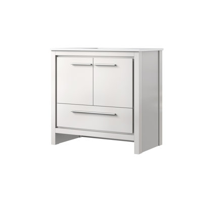 Meuble-lavabo avec plateau en marbre de culture