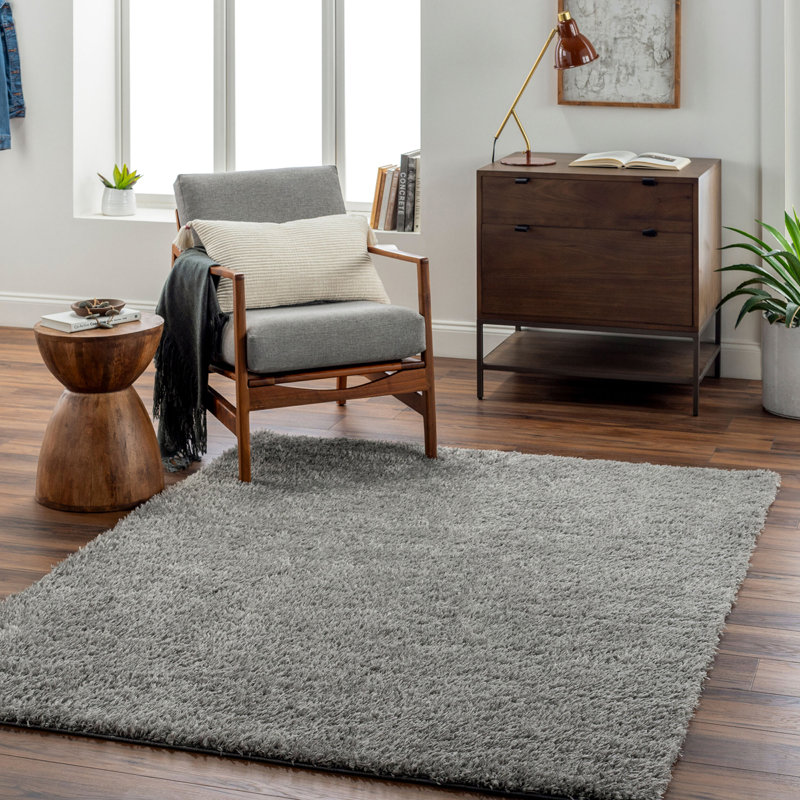 Round Arold Solid Colour Area Rug, Rectangle 120 x 180cm