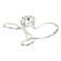 Delphine 3-Light LED Semi Flush Mount