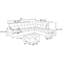 Canapé modulaire rembourré en forme de L gris foncé faisant face à la droite-1594423201-1594418518
