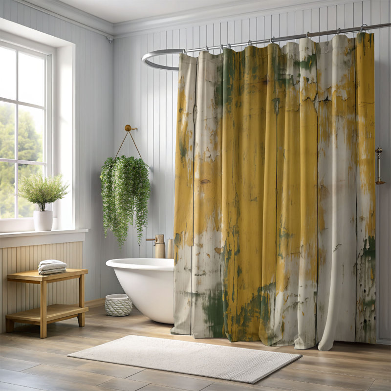 Sehili Shower Curtain, 74"H x 71"W